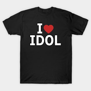 Oshi no Ko Ruby Hoshino Cosplay I Love Idol T Shirt Design in Episode 9 - Black T-Shirt